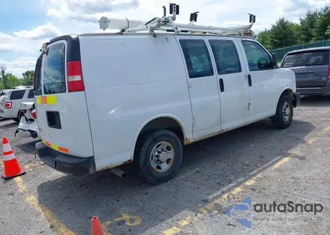2013 Chevrolet Express 2500 Work Van from USA, damaged, VIN 1GCWGFCA8D1902974